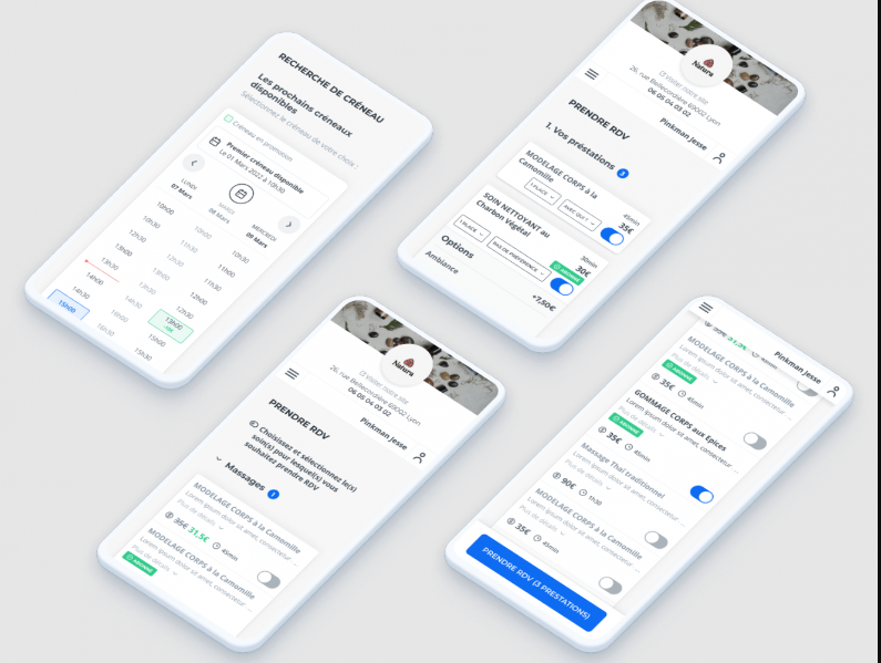 Application de prise de rendez-vous, Montpellier